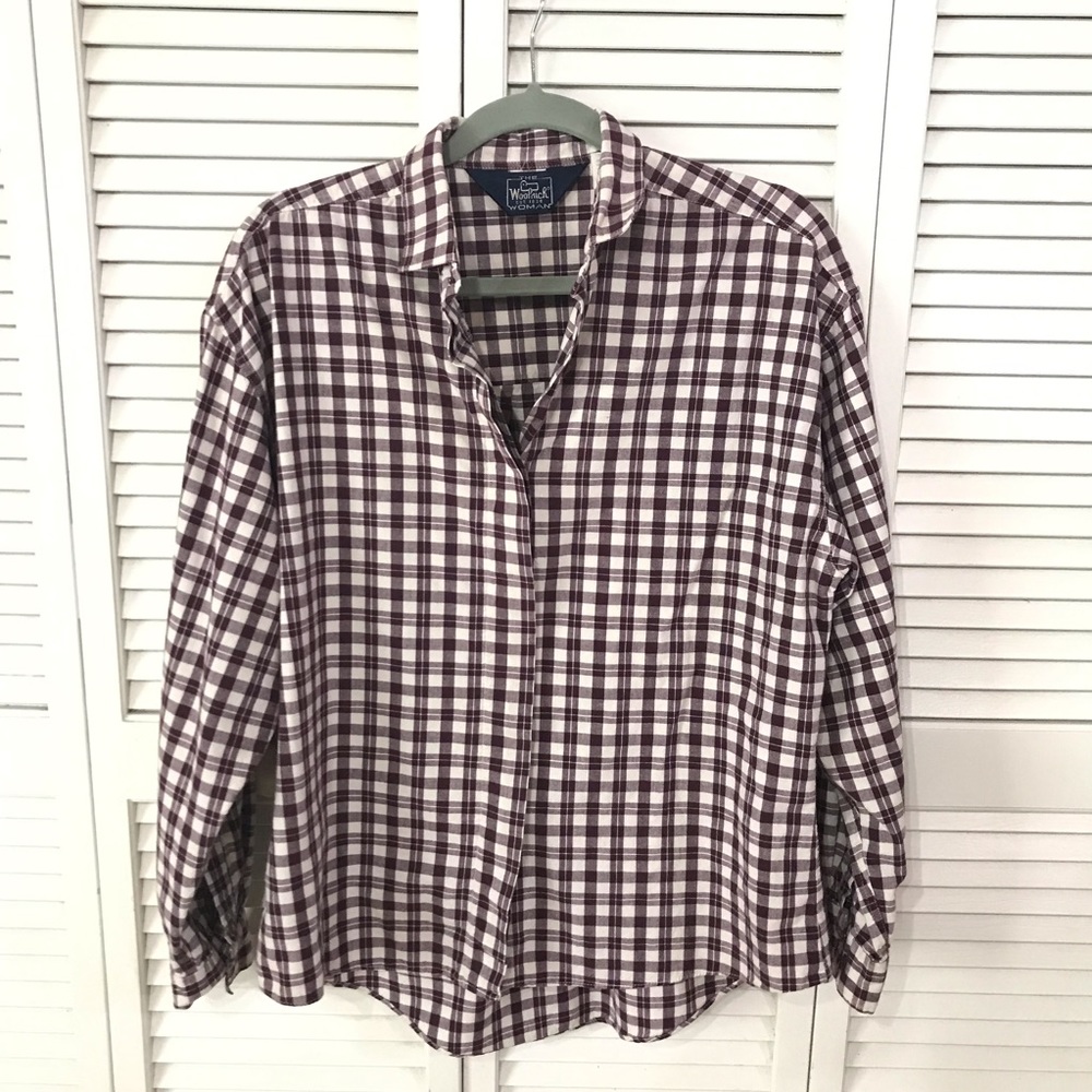 Woolrich Woman’s Button Down Shirt Vintage Plaid